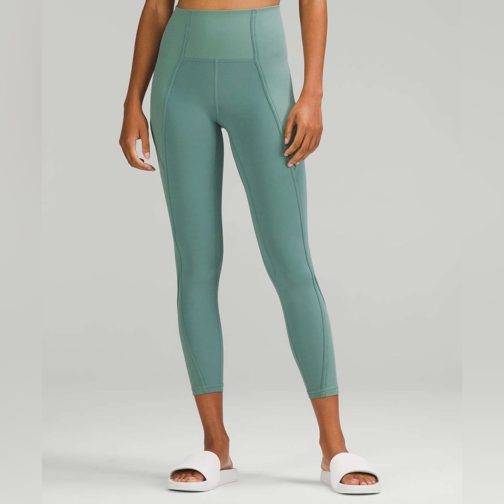 Lululemon Align Tidewater Teal Leggings Excellent Condition